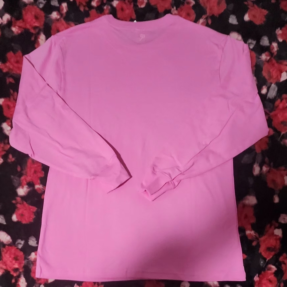 PINK Campus Cotton  Long Sleeve Graphic Tee Size XS NWT - Picture 3 of 8